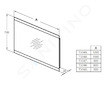 Ideal Standard Mirror&Light - Zrcadlo 100x70 cm s oboustranným LED podsvícením T3348BH