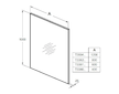 Ideal Standard Mirror&Light - Zrcadlo 120x100 cm s rámem T3594BH