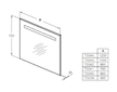 Ideal Standard Mirror&Light - Zrcadlo 70x70 cm s LED osvětlením T3341BH