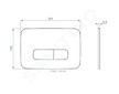 Ideal Standard Oleas - Ovládání splachování, bílá R0123AC
