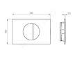 Ideal Standard Oleas - Ovládání splachování, černá R0503A6