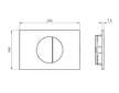 Ideal Standard Oleas - Ovládání splachování, ocel R0503GN