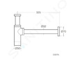 Ideal Standard Příslušenství - Designový sifon, chrom E0079AA