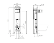 Ideal Standard ProSys - Předstěnová instalace ECO M F pro závěsné WC E233367