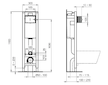 Ideal Standard ProSys - Předstěnová instalace ECO M pro závěsné WC s tlačítkem, chrom E2332AA