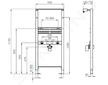Ideal Standard ProSys - Předstěnová instalace pro umyvadla R010267