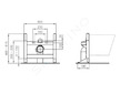 Ideal Standard ProSys - Předstěnová instalace pro závěsné WC R010167