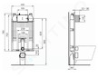 Ideal Standard ProSys - Předstěnová odlehčená instalace ProSys 80M pro závěsné WC R014667