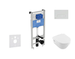 Ideal Standard ProSys - Set předstěnové instalace, klozetu a sedátka Architectura, tlačítka Oleas M1, DirectFlush, SoftClose, Ce