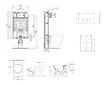 Ideal Standard ProSys - Set předstěnové instalace, klozetu a sedátka Architectura, tlačítka Oleas M1, DirectFlush, SoftClose, Ce