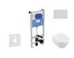 Ideal Standard ProSys - Set předstěnové instalace, klozetu a sedátka Architectura, tlačítka Oleas M2, DirectFlush, SoftClose, Ce