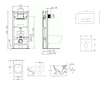 Ideal Standard ProSys - Set předstěnové instalace, klozetu a sedátka Architectura, tlačítka Oleas M2, DirectFlush, SoftClose, Ce