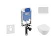 Ideal Standard ProSys - Set předstěnové instalace, klozetu a sedátka Architectura, tlačítka Oleas M2, DirectFlush, SoftClose, Ce