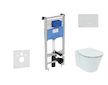 Ideal Standard ProSys - Set předstěnové instalace, klozetu a sedátka  Connect Air, tlačítka Oleas M1, Aquablade, SoftClose, bílá
