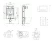 Ideal Standard ProSys - Set předstěnové instalace, klozetu a sedátka  Connect Air, tlačítka Oleas M2, Aquablade, SoftClose, chro