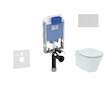 Ideal Standard ProSys - Set předstěnové instalace, klozetu a sedátka  Connect Air, tlačítka Oleas M2, Aquablade, SoftClose, chro