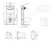 Ideal Standard ProSys - Set předstěnové instalace, klozetu a sedátka Mio, tlačítka Oleas M2, Rimless, Slowclose, Antibak, chrom 