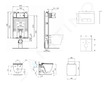 Ideal Standard ProSys - Set předstěnové instalace, klozetu a sedátka Strada II, tlačítka Oleas M1, Aquablade, SoftClose, chrom m
