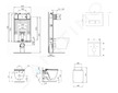 Ideal Standard ProSys - Set předstěnové instalace, klozetu a sedátka  Strada II, tlačítka Oleas M2, Aquablade, SoftClose, chrom 