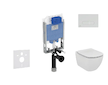 Ideal Standard ProSys - Set předstěnové instalace, klozetu a sedátka Tesi, tlačítka Oleas M1, chrom ProSys80M SP90