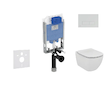 Ideal Standard ProSys - Set předstěnové instalace, klozetu a sedátka Tesi, tlačítka Oleas M2, Aquablade, SoftClose, chrom ProSys