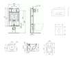 Ideal Standard ProSys - Set předstěnové instalace, klozetu a sedátka  Tesi, tlačítka Oleas M2, Rimless, SoftClose, bílá ProSys80