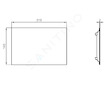 Ideal Standard Septa Pro - Revizní krytka, bílá R0137AC