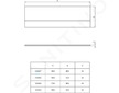 Ideal Standard Simplicity - Čelní krycí panel pro vanu 1700 mm, bílá W004901