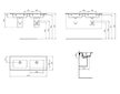 Ideal Standard Strada II - Nábytkové dvojumyvadlo 124x46 cm, bez otvoru pro baterii, bílá T363601