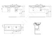 Ideal Standard Strada II - Nábytkové dvojumyvadlo 124x46 cm, bez otvoru pro baterii, s Ideal Plus, bílá T3636MA