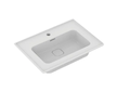 Ideal Standard Strada II - Nábytkové umyvadlo 64x46 cm, s otvorem pro baterii, s Ideal Plus, bílá T2991MA