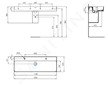 Ideal Standard Strada II - Umyvadlo 120x43 cm, s přepadem, 2 otvory pro baterii, bílá T359501
