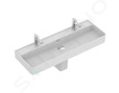 Ideal Standard Strada II - Umyvadlo 120x43 cm, s přepadem, 2 otvory pro baterii, bílá T359501