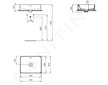 Ideal Standard Strada II - Umyvadlo 50x40 cm, bez otvoru pro baterii, s Ideal Plus, bílá T2965MA