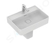Ideal Standard Strada II - Umyvadlo 60x43 cm, s přepadem, s otvorem pro baterii, s Ideal Plus, bílá T3000MA