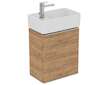 Ideal Standard Strada II - Umývátko 45x27 cm, s přepadem, otvor pro baterii vlevo, bílá T299501
