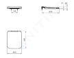 Ideal Standard Strada II - WC sedátko ultra ploché, Soft-close, bílá T360101