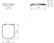 Ideal Standard Tempo - WC sedátko, bílá T679201