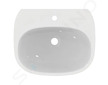 Ideal Standard Tesi - Umyvadlo 55x45 cm, s přepadem, otvor pro baterii, bílá T352301