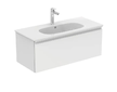 Ideal Standard Tesi - Umyvadlo nábytkové 103x45x17 cm, s přepadem, otvor pro baterii, bílá T350801