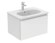 Ideal Standard Tesi - Umyvadlo nábytkové 63x45 cm, s přepadem, otvor pro baterii, bílá T351001
