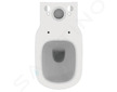 Ideal Standard Tesi - WC kombi mísa, spodní/zadní odpad, AquaBlade, bílá T008201