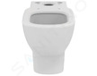 Ideal Standard Tesi - WC kombi mísa, spodní/zadní odpad, AquaBlade, bílá T008201