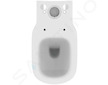 Ideal Standard Tesi - WC kombi mísa, vario odpad, AquaBlade, matná bílá T0082V1