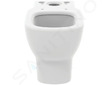 Ideal Standard Tesi - WC kombi mísa, vario odpad, AquaBlade, matná bílá T0082V1