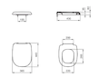 Ideal Standard Tesi - WC sedátko, bílá T663001