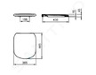 Ideal Standard Tesi - WC sedátko softclose, bílá T352901