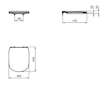 Ideal Standard Tesi - WC sedátko ultra ploché, softclose, černá T3527V3