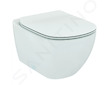 Ideal Standard Tesi - Závěsné WC, AquaBlade, bílá T007901
