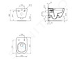 Ideal Standard Tesi - Závěsné WC, RimLS+, bílá T493201